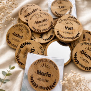 Espejos de Bambú Personalizados